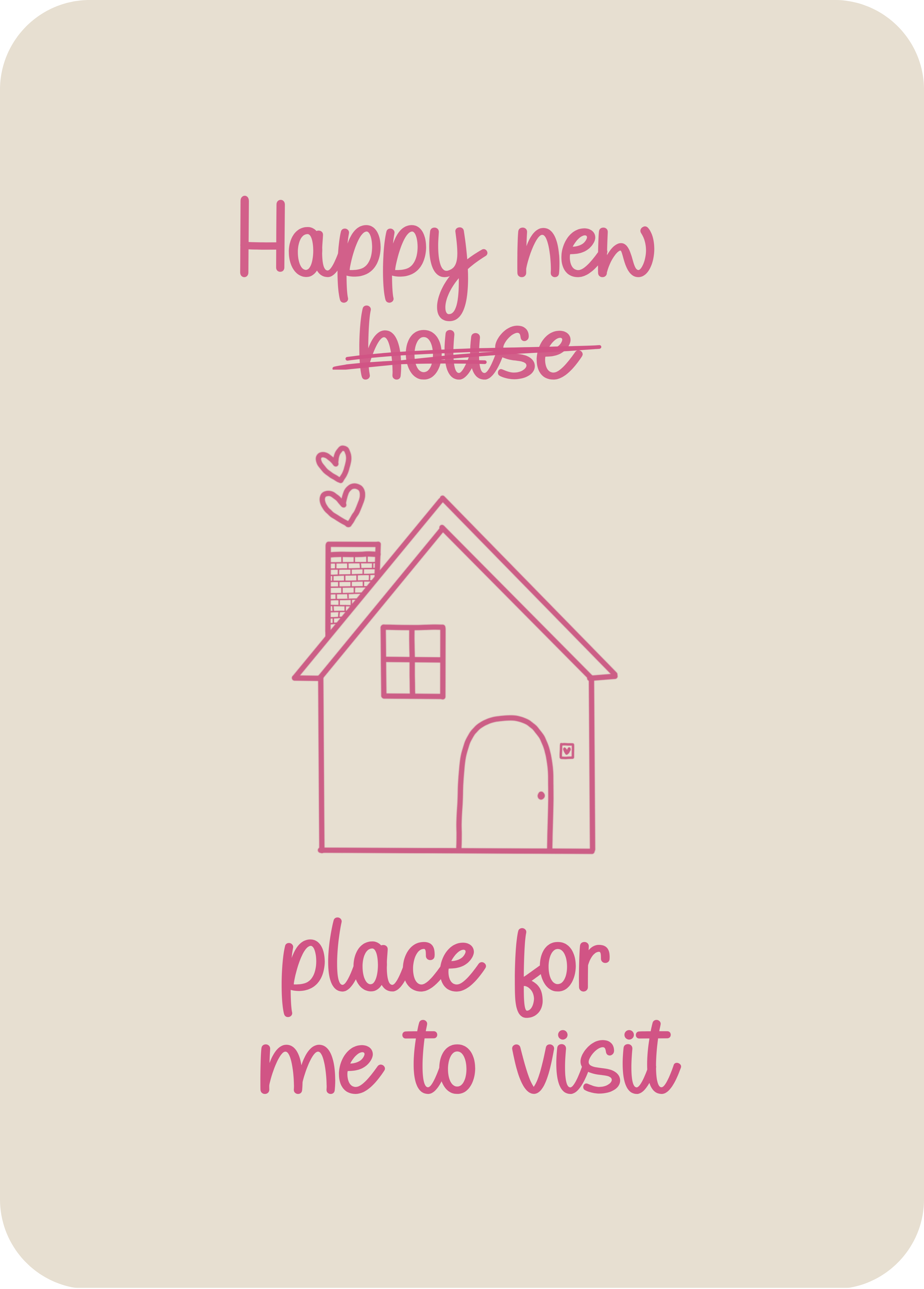 Kaart Happy new place